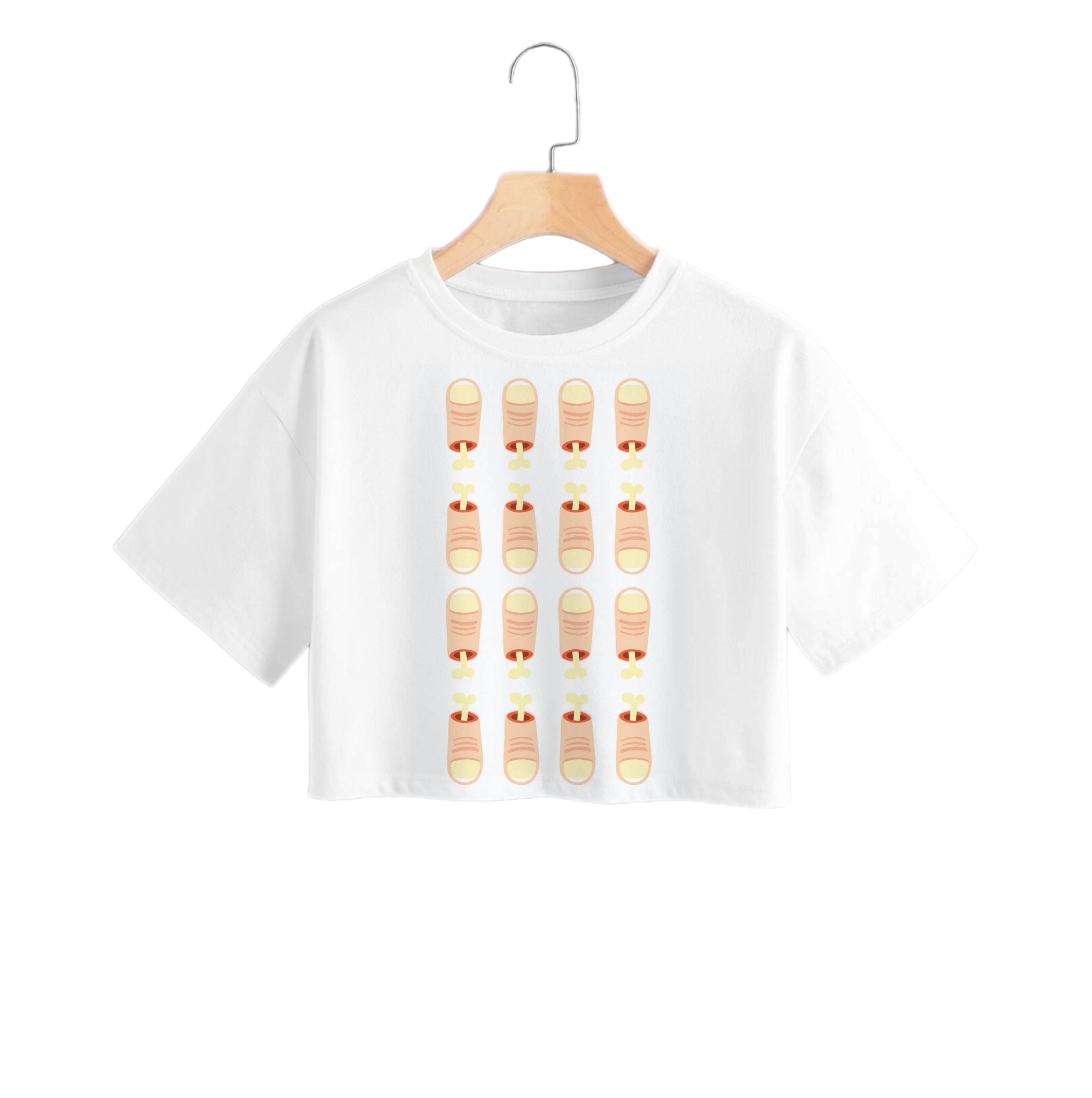 Finger Pattern - Halloween Crop Top