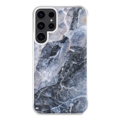 Grey and White Marble Phone Case