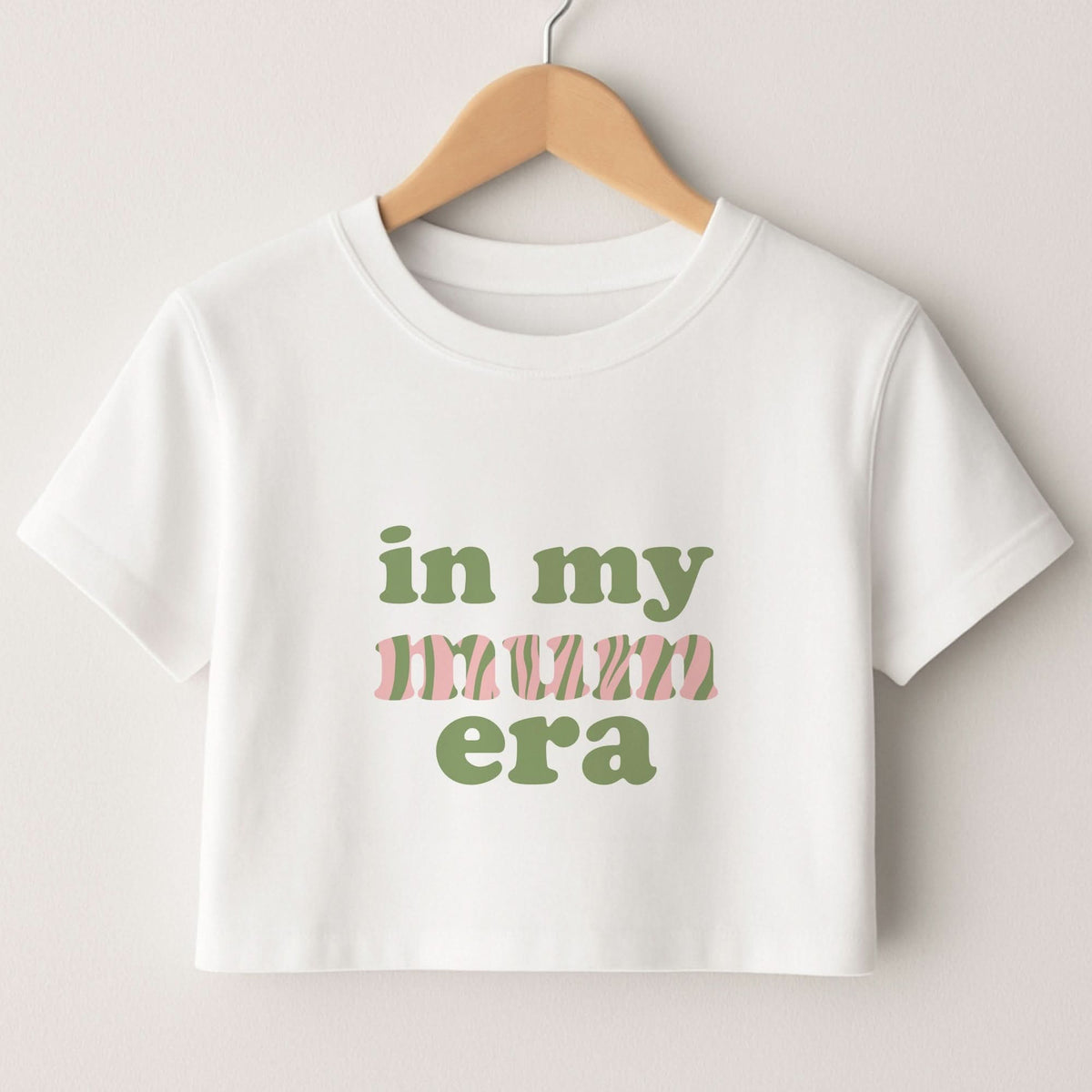 In My Mum Era Crop top