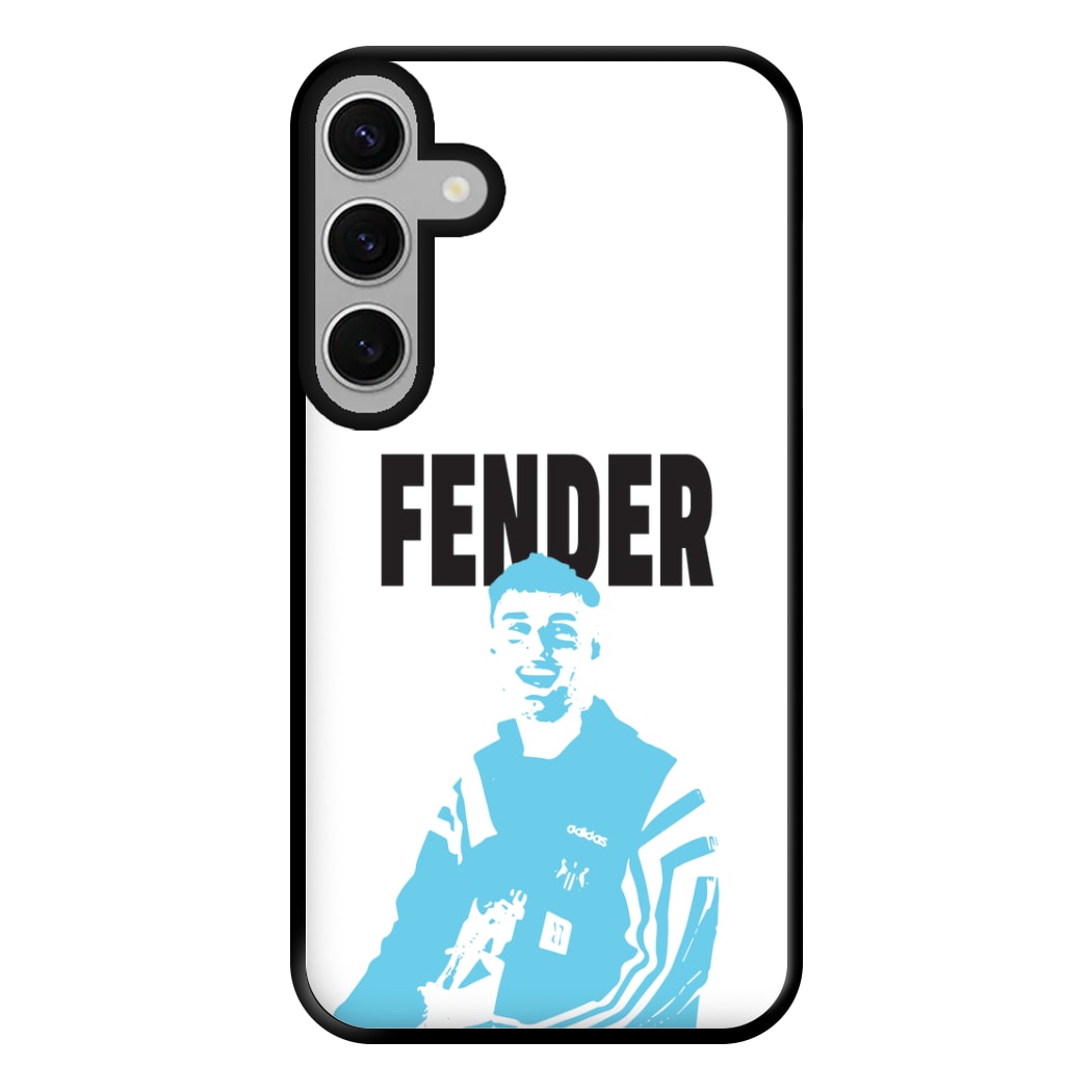Fender Silhouette Blue Galaxy S24FE Case