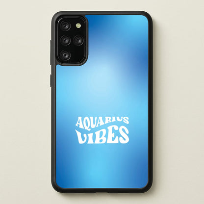 Aquarius Vibes Gradient Zodiac Galaxy S20 Plus Case