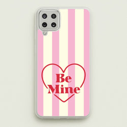 Be Mine Stripey Galaxy A12 Case