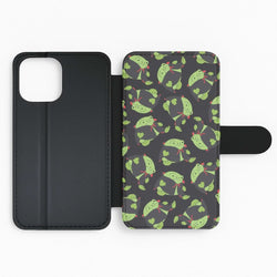 Vampire Frog Pattern  - Halloween Flip Phone Case