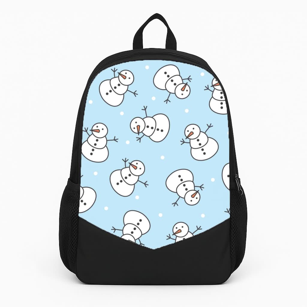 Cartoon Snowmen Pattern Backpack