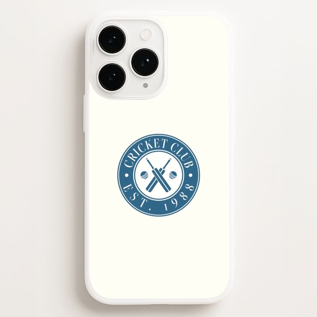 Cricket Badge Phone Case for Apple iPhone, Samsung Galaxy, Huawei and Google Pixel