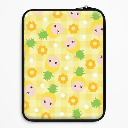Pineapple Angel Pattern Universal Laptop Sleeve