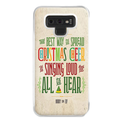 The Best Way To Spead Christmas Cheer - Elf Phone Case