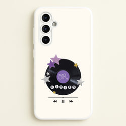 Amethyst Vinyl Scrapbook Galaxy A54 Case
