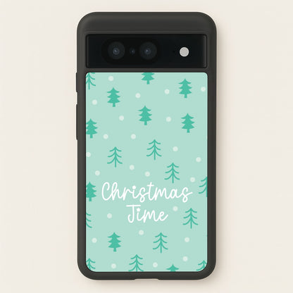 Cute Xmas Trees Pattern Google Pixel 8 Case