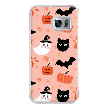 Pretty Pink Halloween Pattern Phone Case