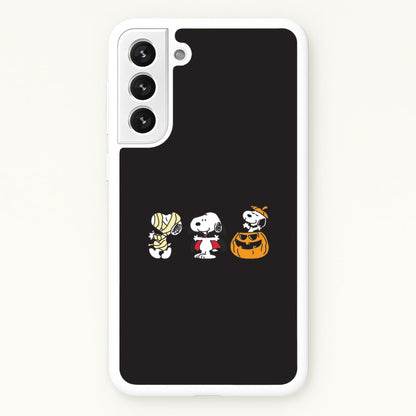 Cartoon Beagle Halloween Costumes Galaxy S21FE Case