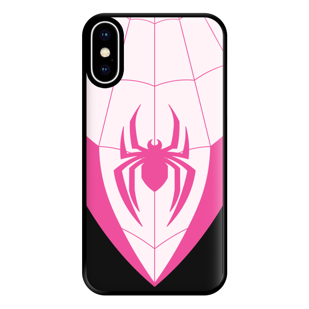 Pink And Black Spider Costume iPhone X / XS Case