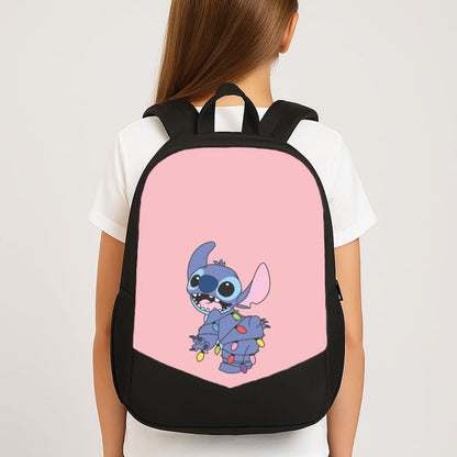 Cute Blue Alien Fairylights School Bag