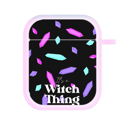 It's A Witch Thing Pattern AirPods Case