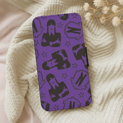 Wednesday Pattern Leather Phone Case
