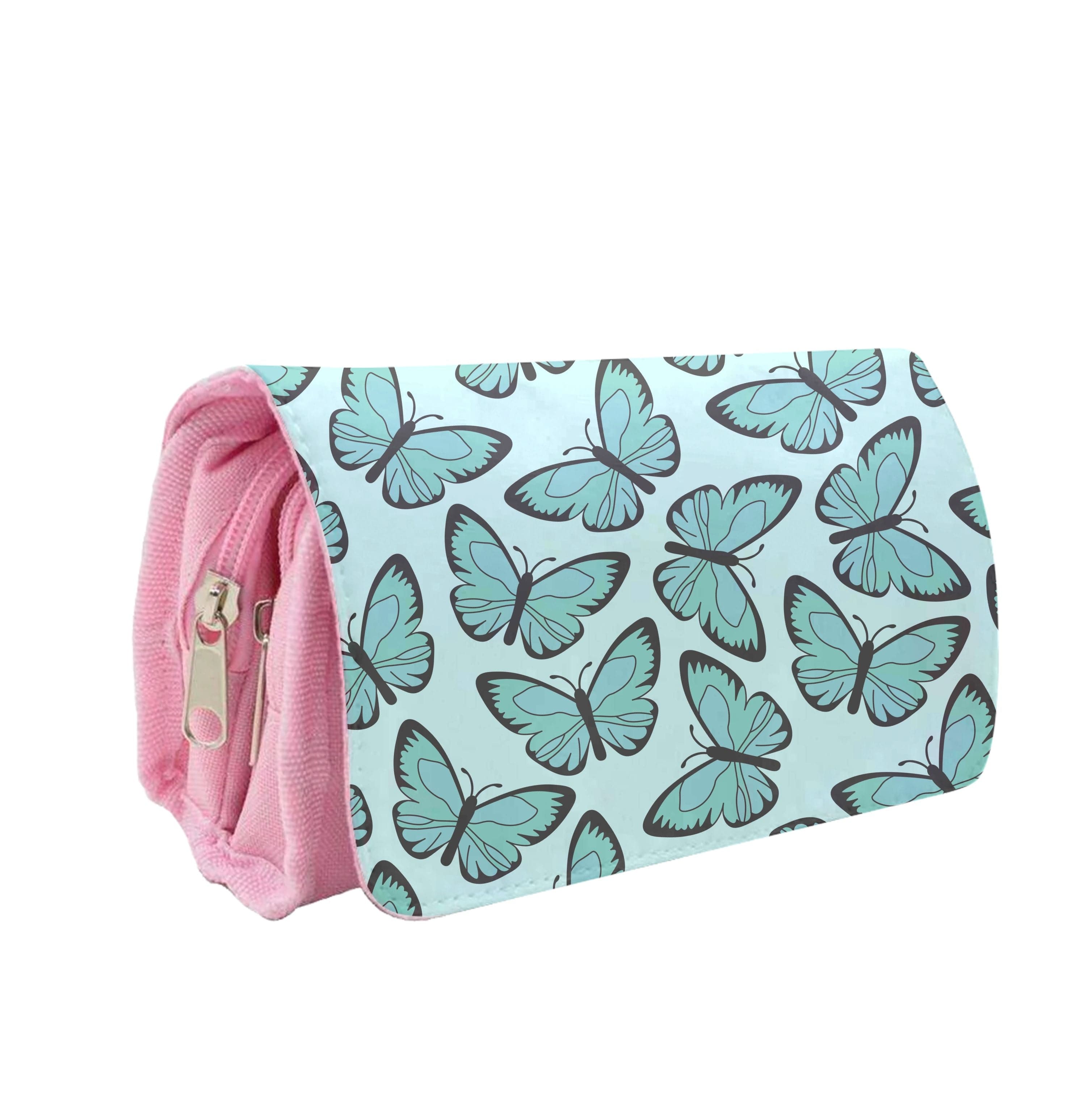 Blue Butterfly - Butterfly Patterns Pencil Case