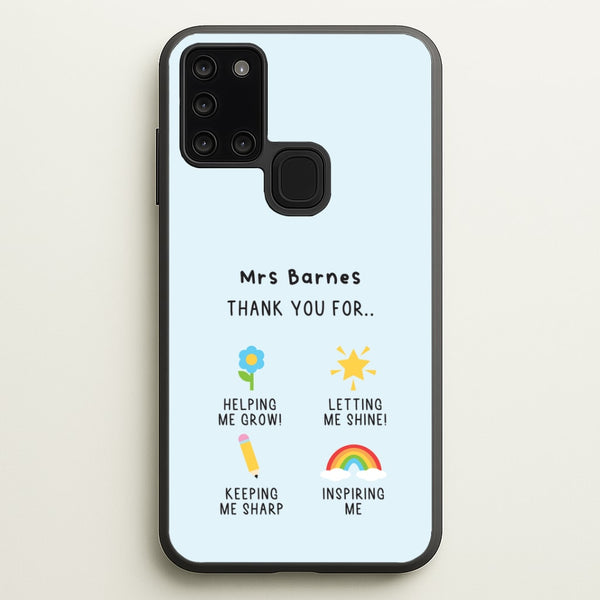 Thank You For Helping Me Galaxy A21s Case
