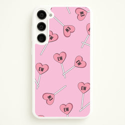 Ew Love Heart Lolipops Pattern Galaxy S23 Plus Case