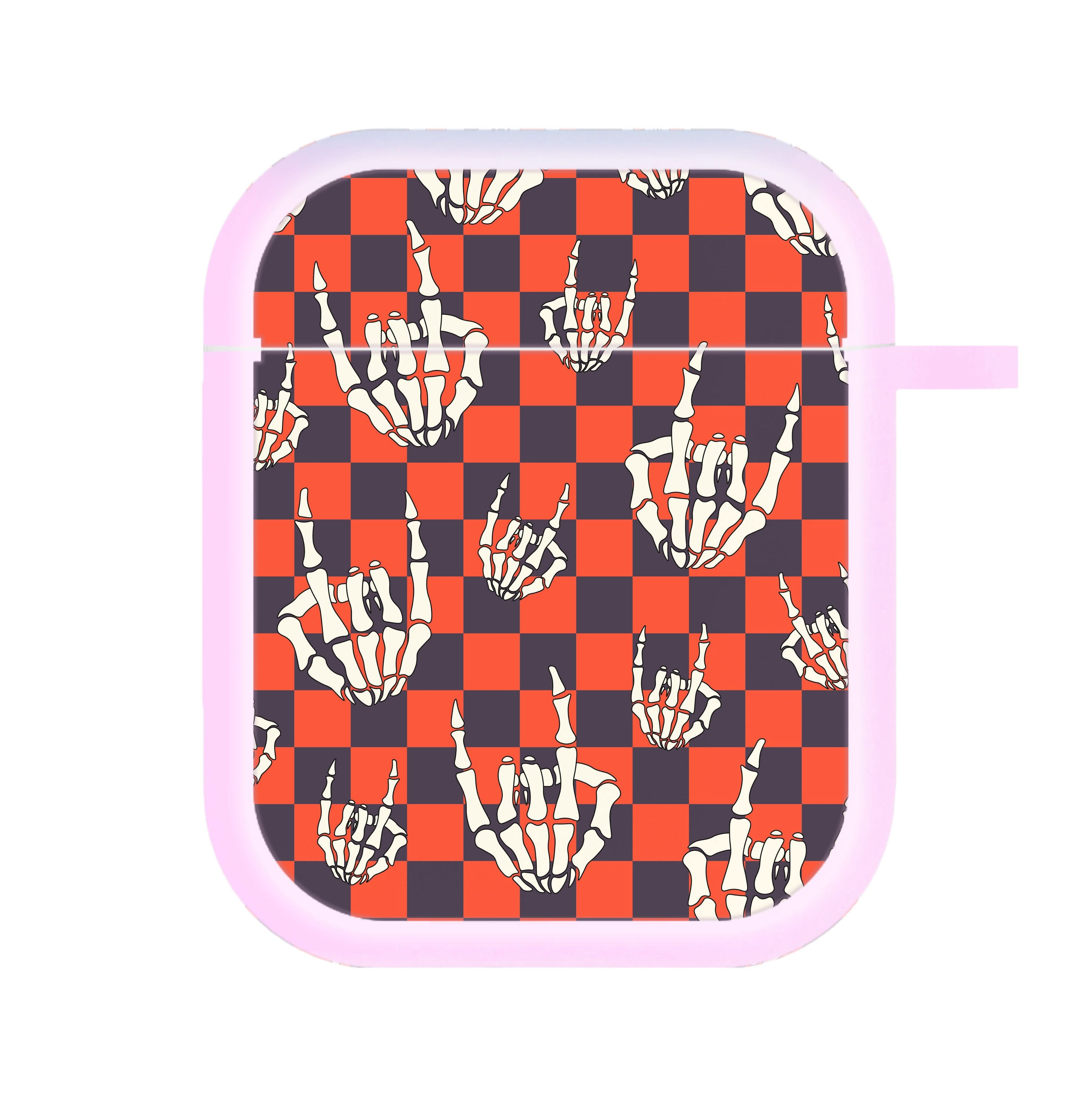 Rock On Skeleton Orange AirPods Case