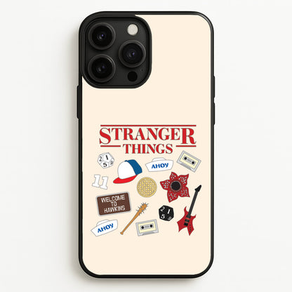 Stranger Things Cartoon Icons iPhone 13 Pro Max Case