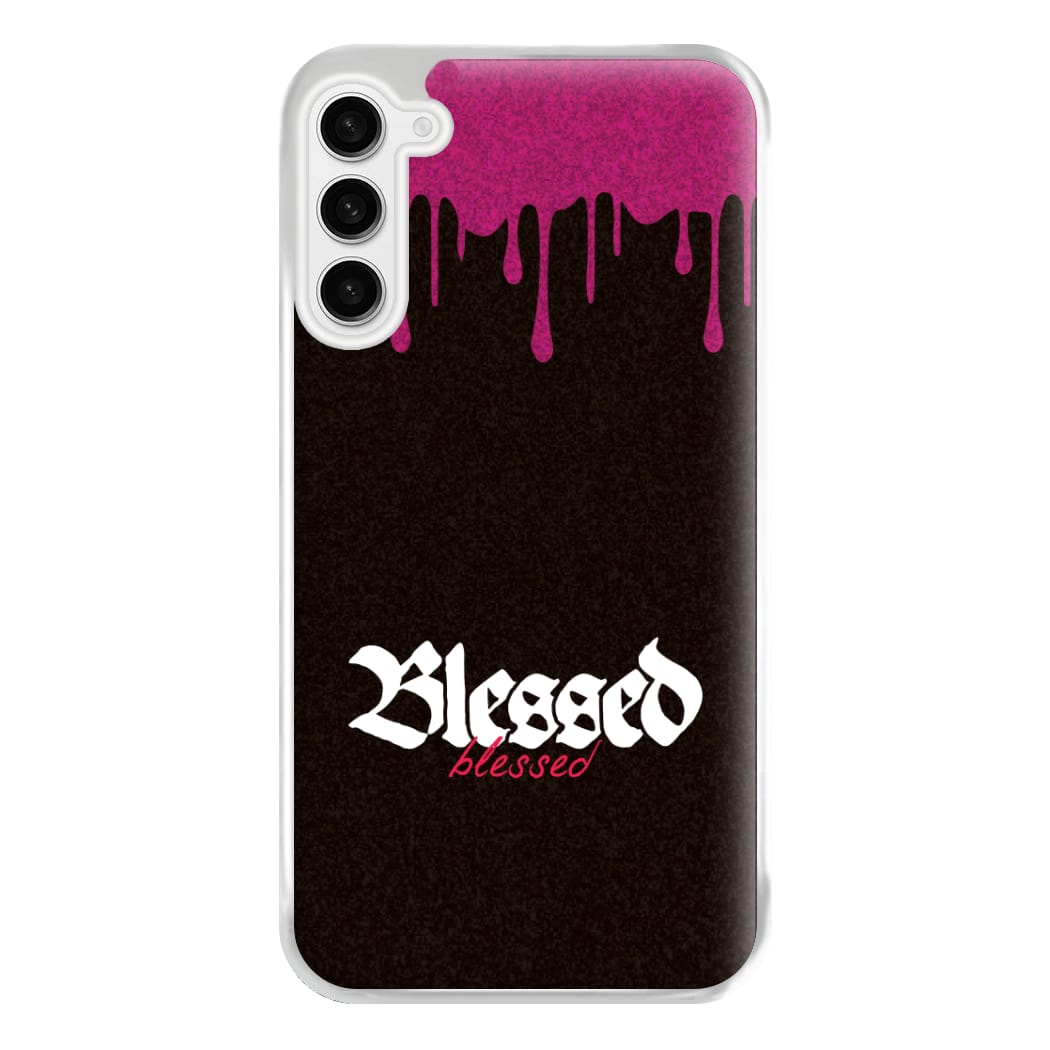 Glitter Blessed Galaxy S23 Plus Case