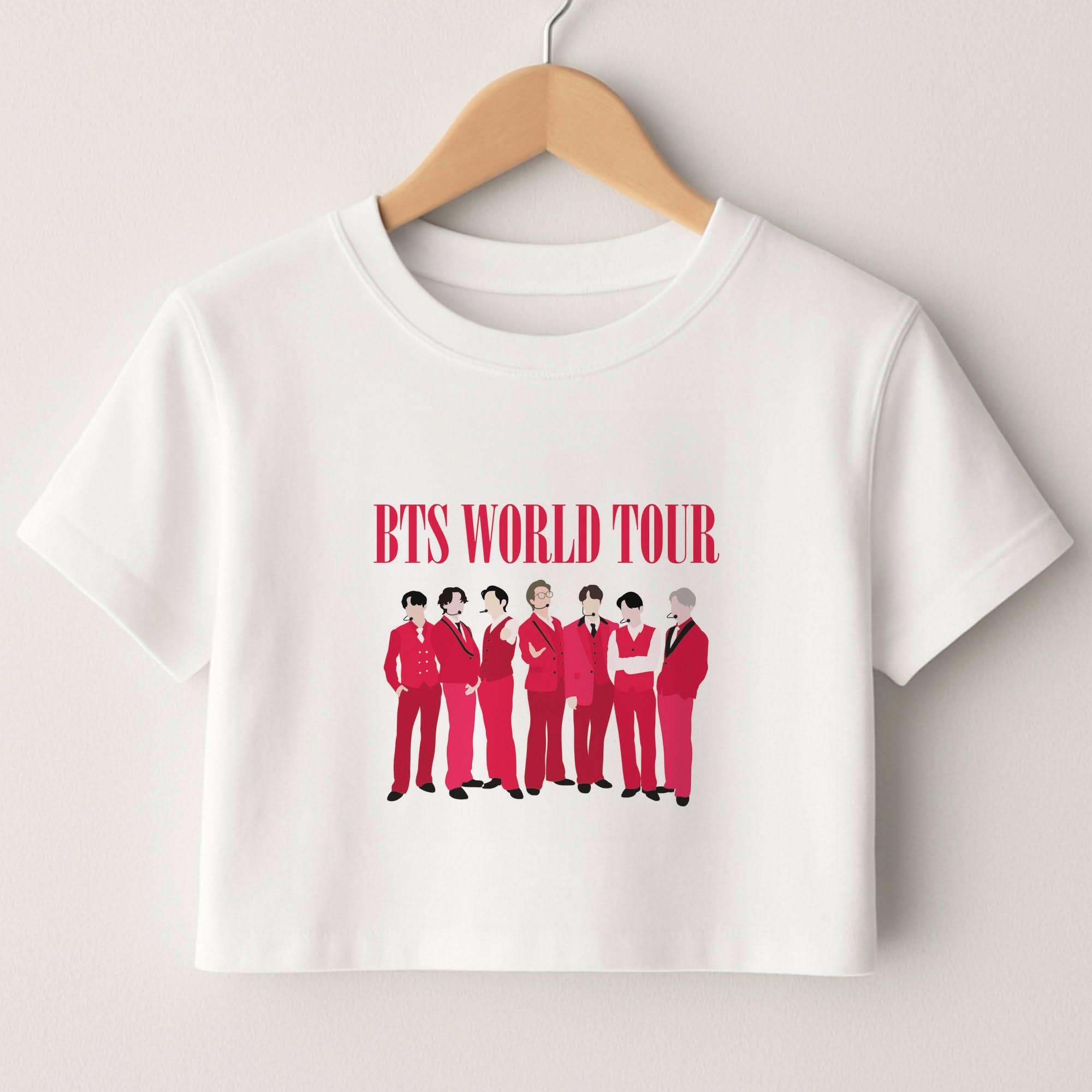 K-Pop Band World Tour 2026 Crop Top