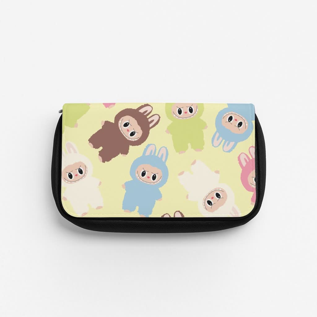 Colourful Little Monsters Pattern Pencil Case