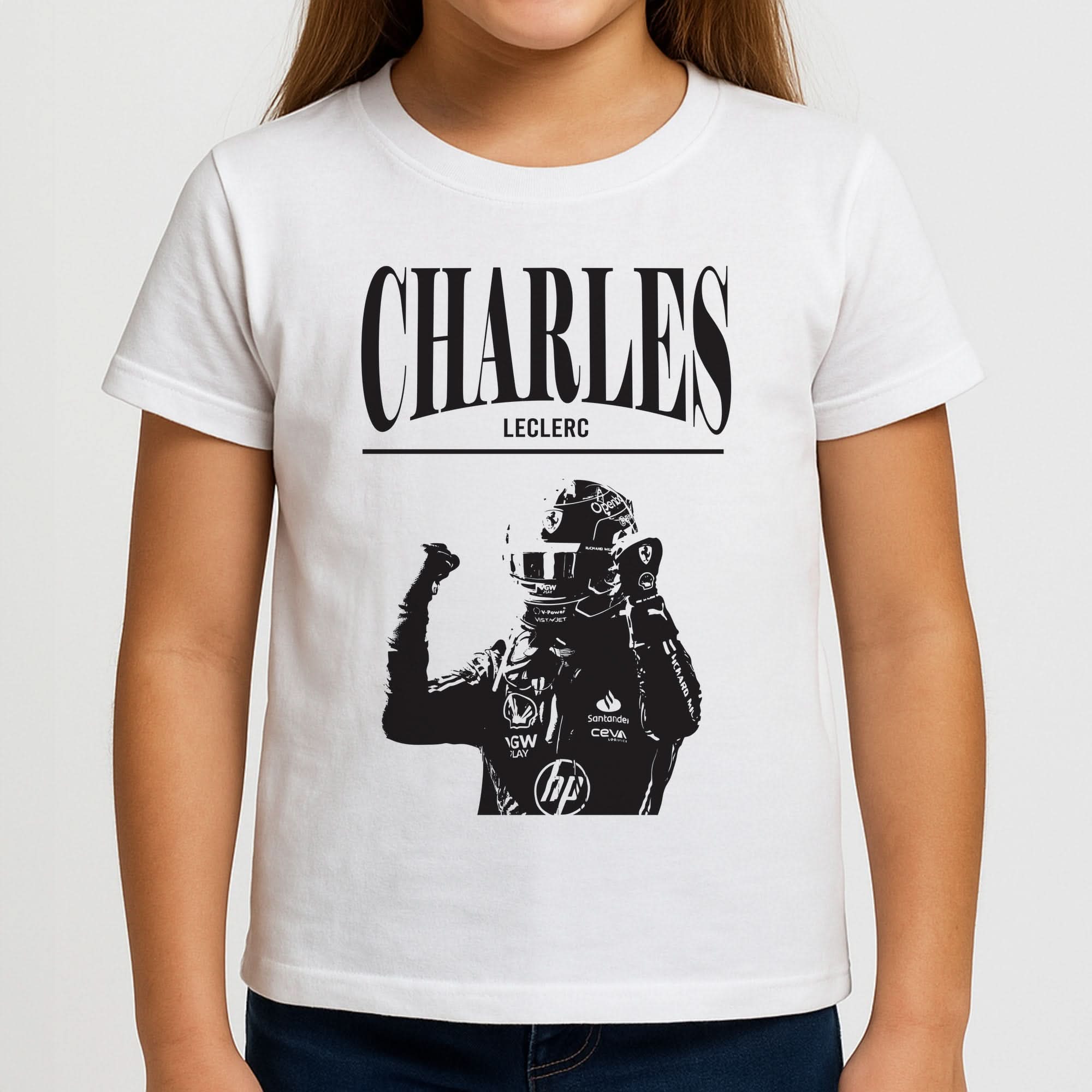 Charles Red And Gold Girls T-Shirt