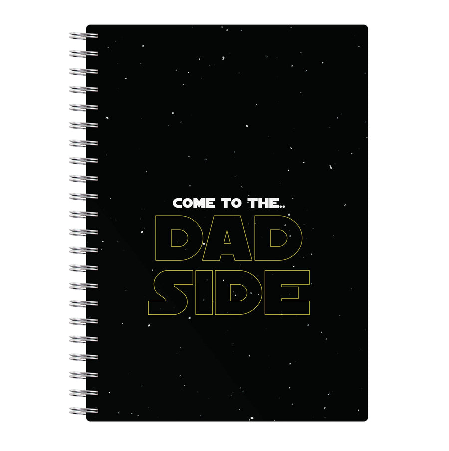 Come To The Dad Side - Personalised Father's Day Notebook