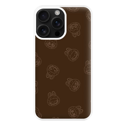 Monsters Outline Pattern I iPhone 16 Pro Case