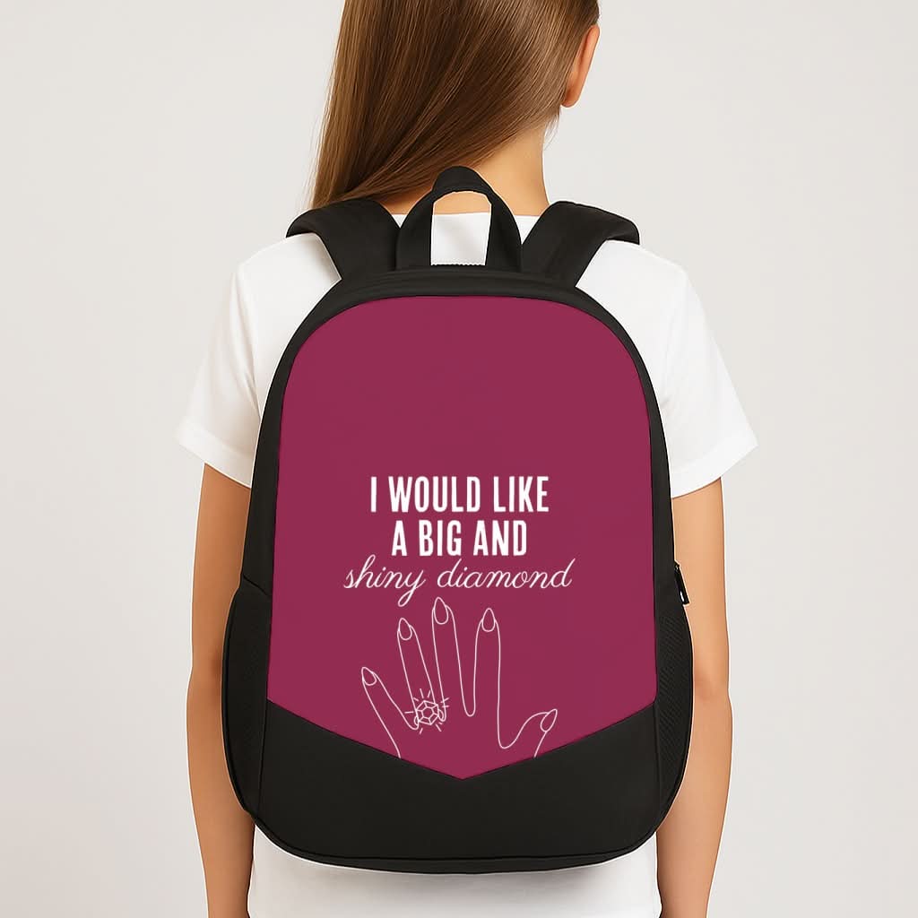 Shiny Diamond School Bag