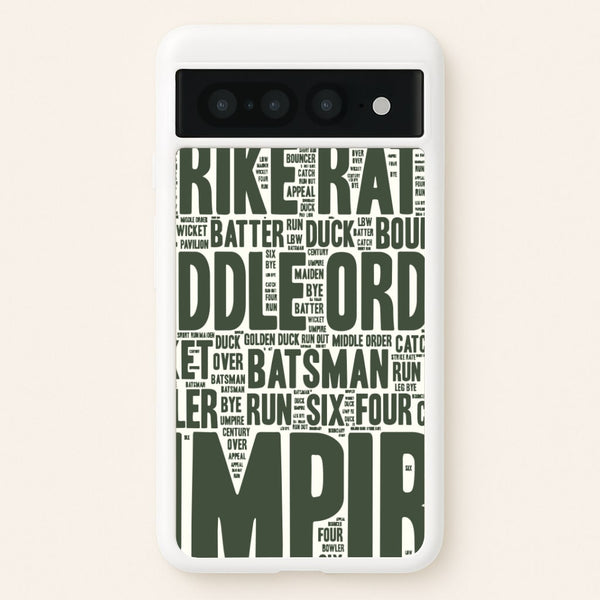 Cricket Wordscape Google Pixel 7 Pro Case