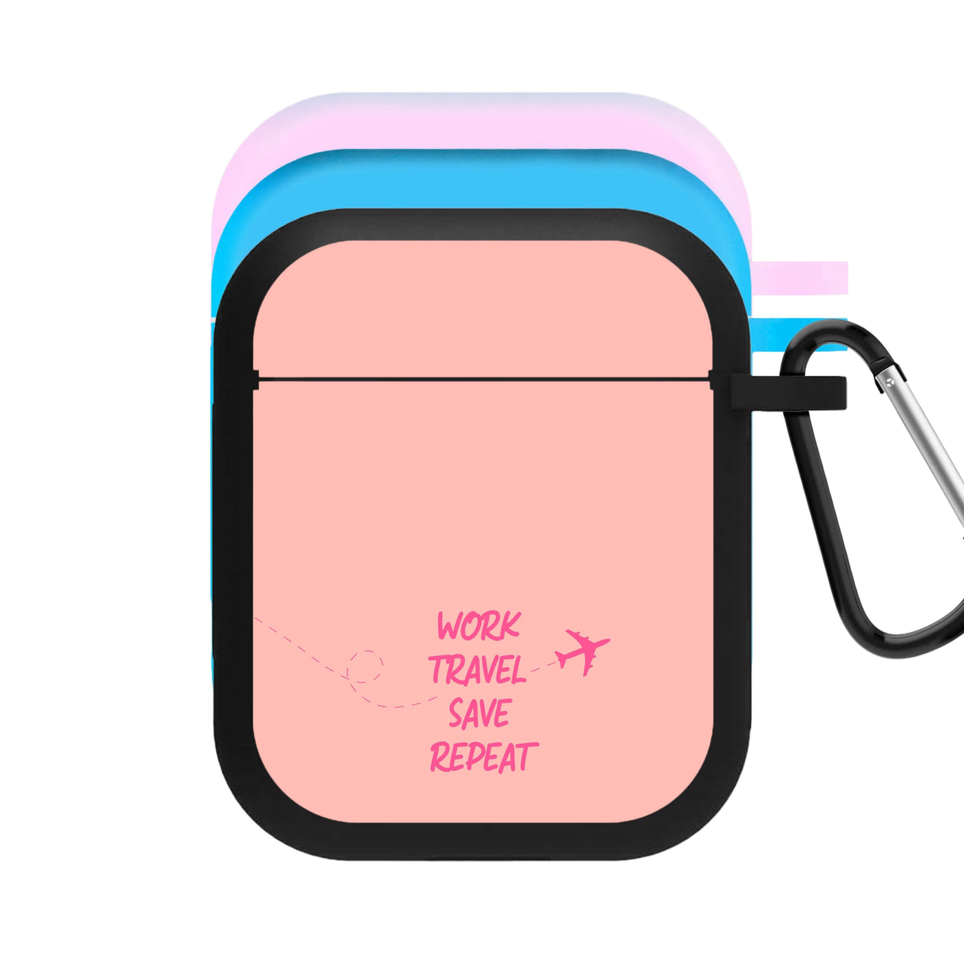 Work Travel Save Repeat - Travel AirPods Case