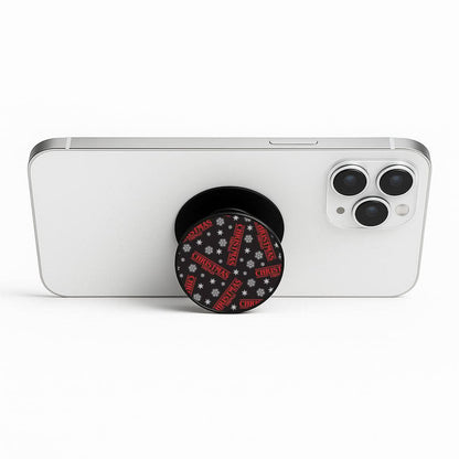 Christmas Things Snowflake Pattern Phone Stand