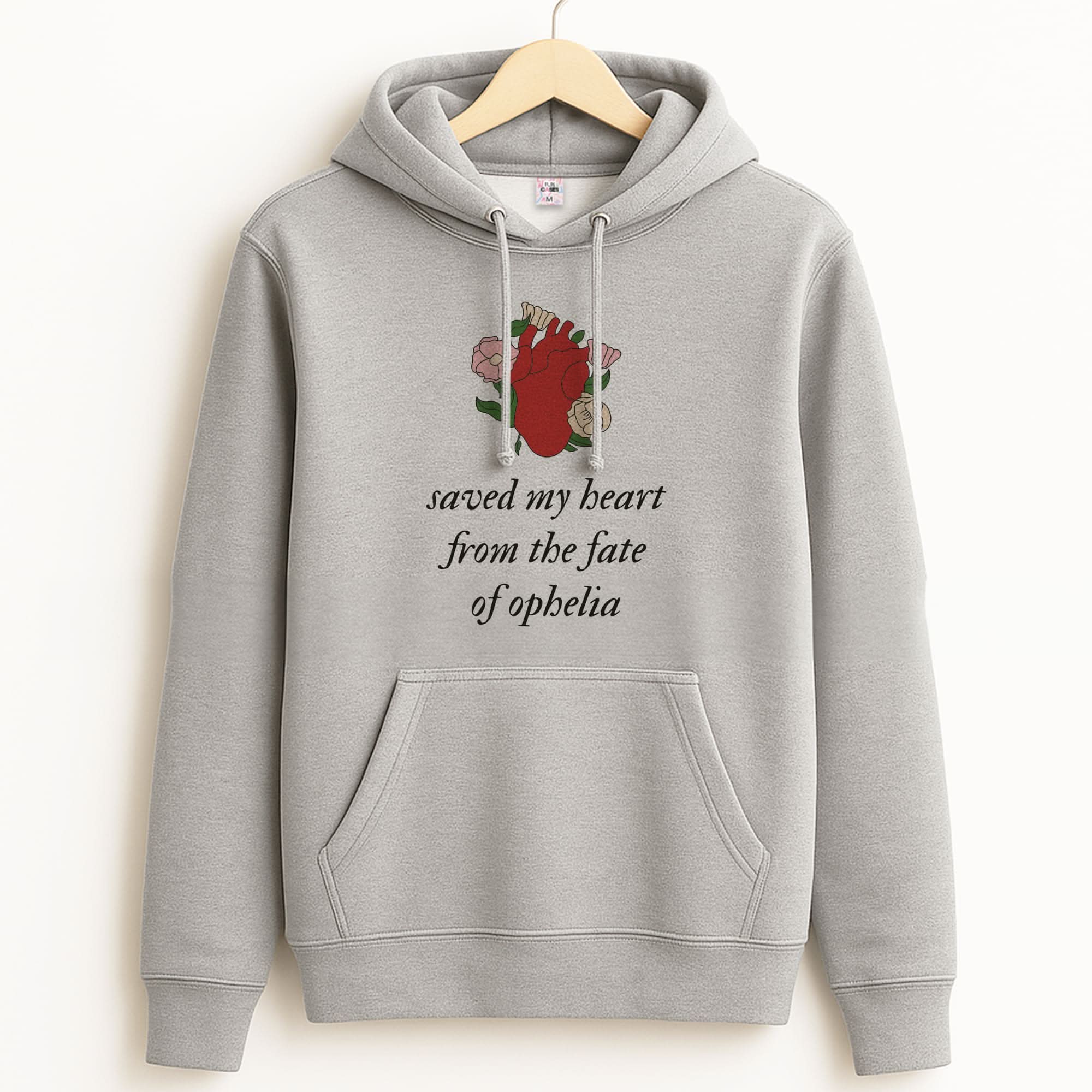 Saved My Heart Unisex Grey Hoodie