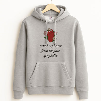 Saved My Heart Unisex Grey Hoodie