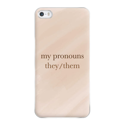 They & Them - Pronouns Phone Case