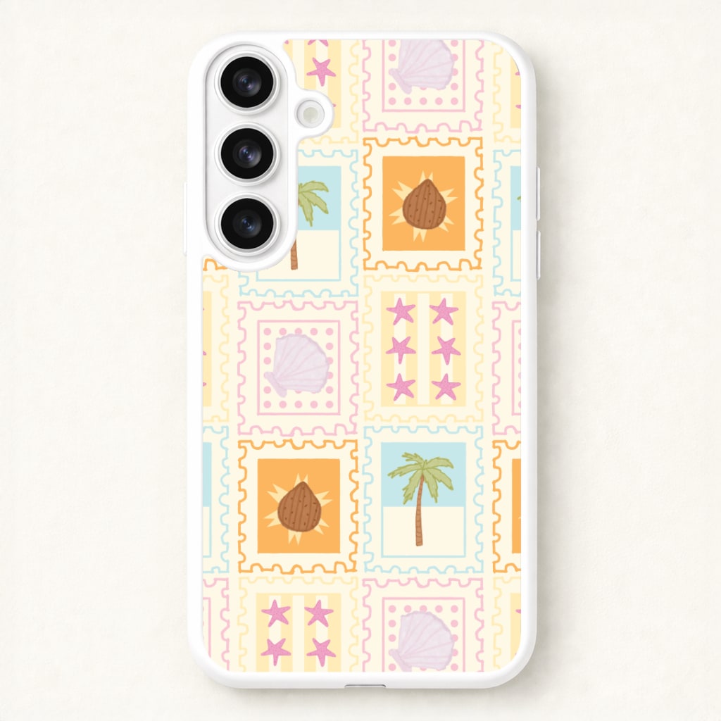 Tropical Stamps Galaxy S26 Case