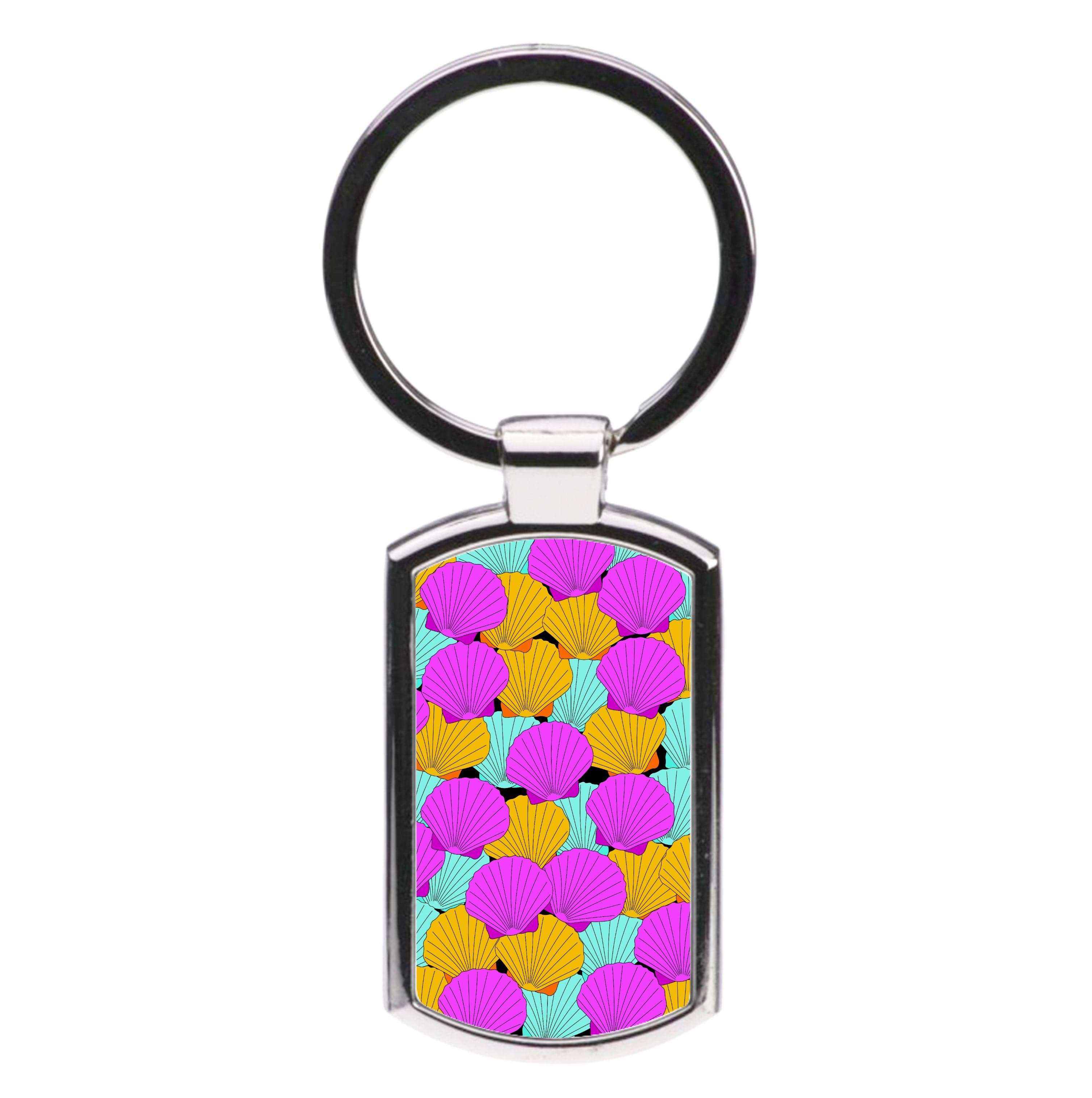 Seashells Pattern 9 Luxury Keyring