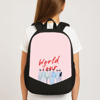 K-Pop Band Pastel Tour School Bag