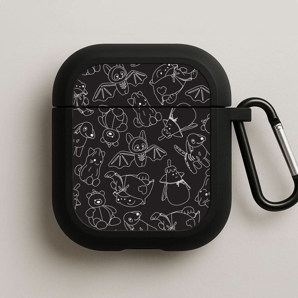 Halloween Plushies Pattern II - Halloween AirPods Case