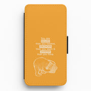 You Are Braver Flip / Wallet Phone Case 1