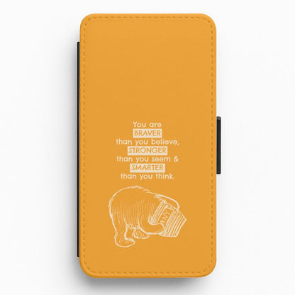 You Are Braver Flip / Wallet Phone Case