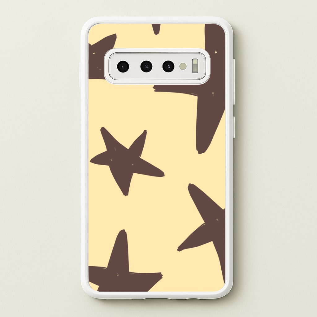 Vanilla & Chocolate Stars Galaxy S10 Case