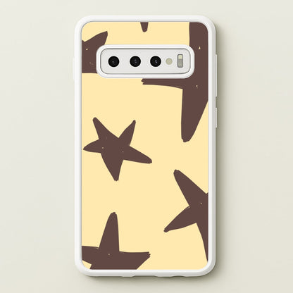 Vanilla & Chocolate Stars Galaxy S10 Case