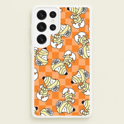 Mummy Cartoon Beagle Pattern Galaxy S22 Ultra Case