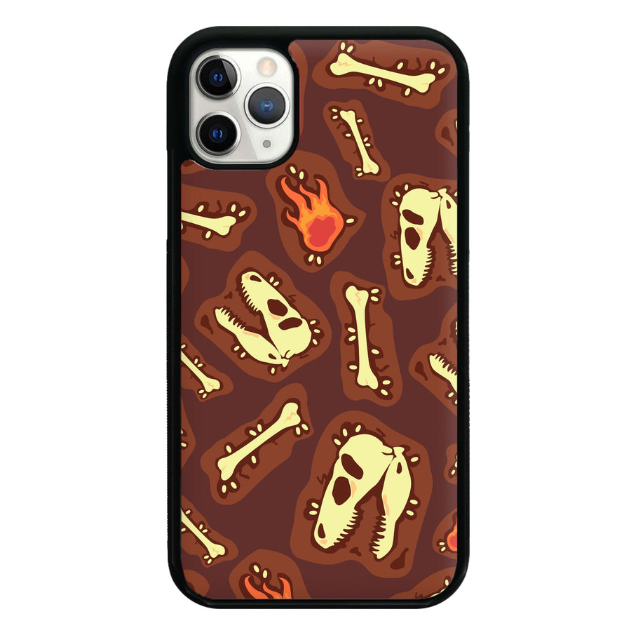 Bones And Skulls - Dinosaurs Phone Case