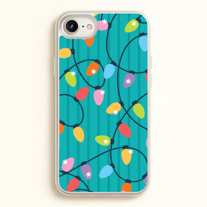 Funky Christmas Lights Pattern iPhone 6 / 7 / 8 / SE Case