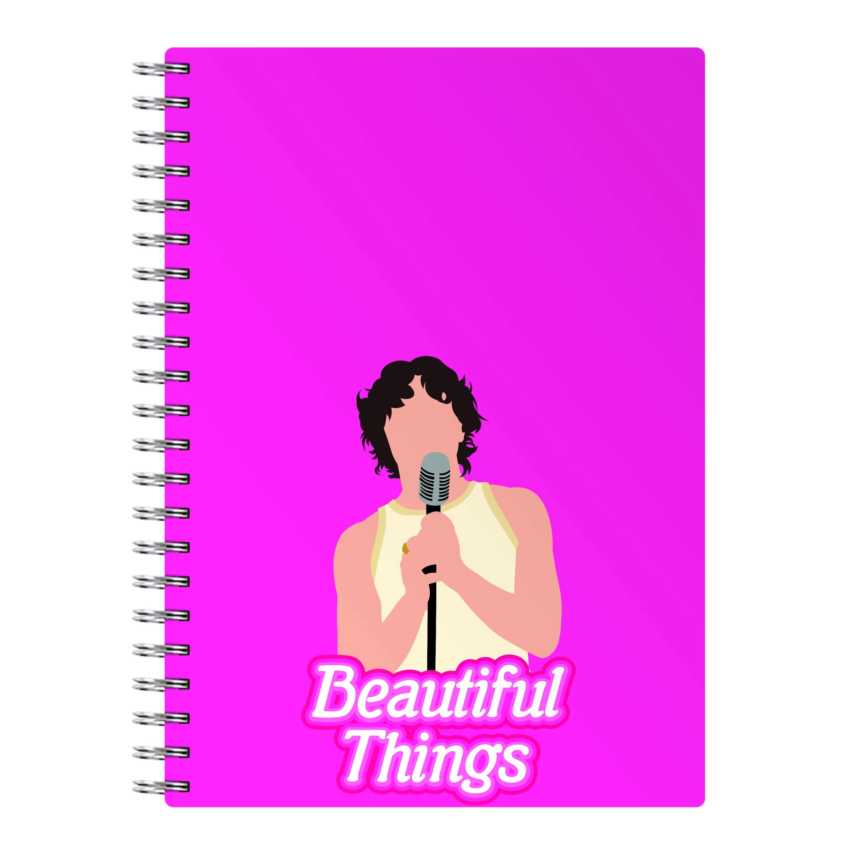 Neon Pink Beautiful Things Notebook