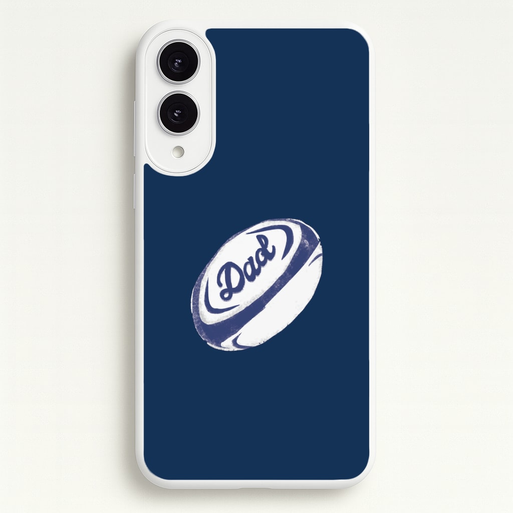 Dad Rugby Ball Galaxy S25 Edge Case